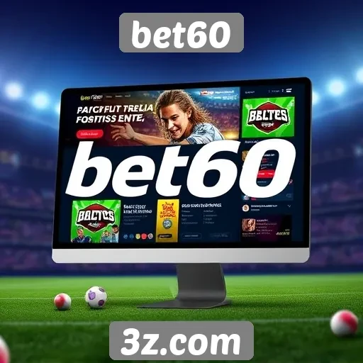 Acessibilidade e design do site bet60